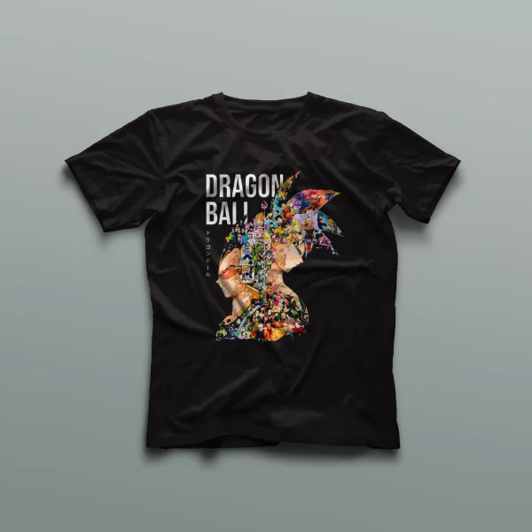 Camiseta Personalizada Goku y Vegeta Collage