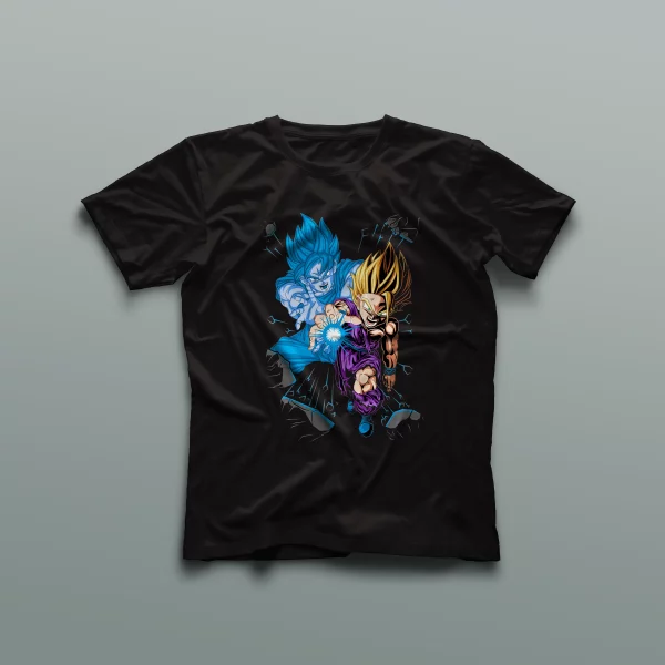 Camiseta Goku y Gohan Kamehameha