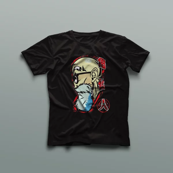 Camiseta Roshi de perfil