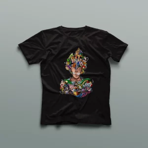 Camiseta Vegeta Collage