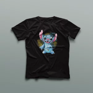 Camiseta Personalizada Stitch sonriente