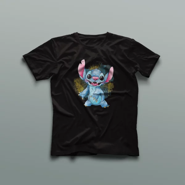 Camiseta Personalizada Stitch sonriente