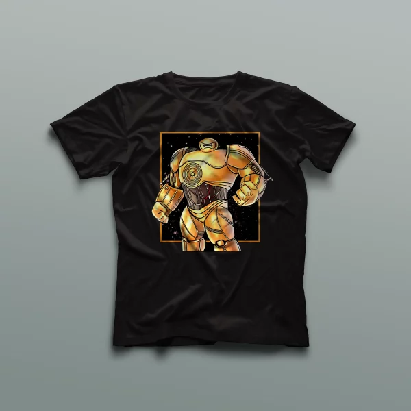 Camiseta Baymax C-3Po