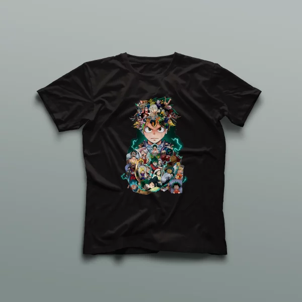 Camiseta Midoriya Collage