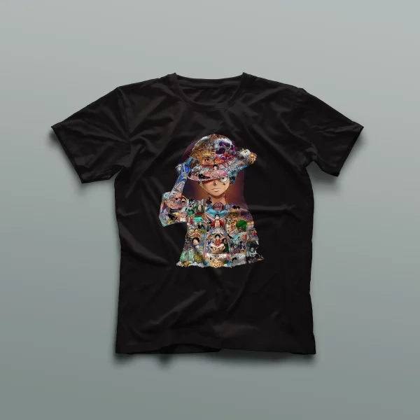 Camiseta Luffy Collage