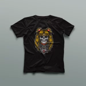 Camiseta Sailor Moon Calavera