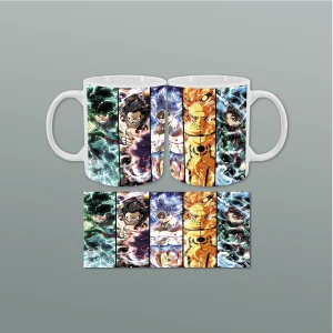 Taza goku, luffy, naruto, tanjiro, midoriya