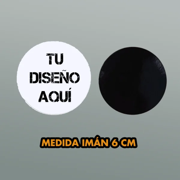 Imán Personalizado redondo