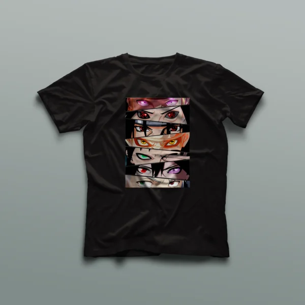 Camiseta Naruto miradas