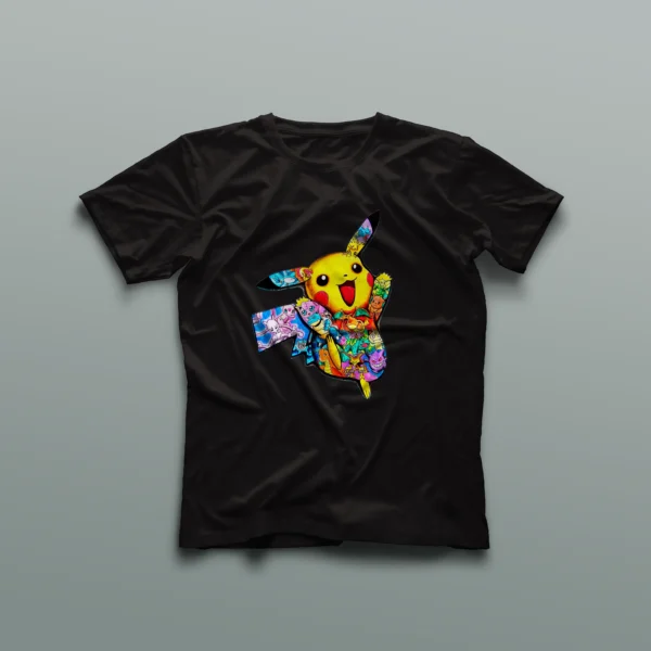 Camiseta Pikachu collage