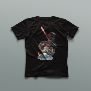 Camiseta Vader a caballito