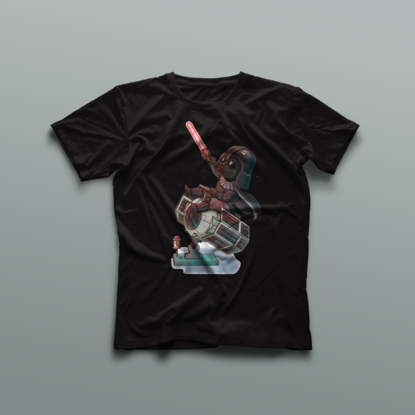 Camiseta Vader a caballito