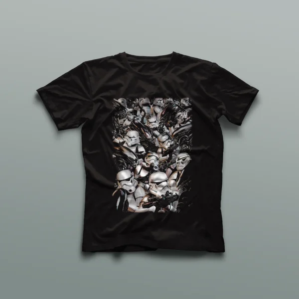 Camiseta Stormtroopers vs Aliens
