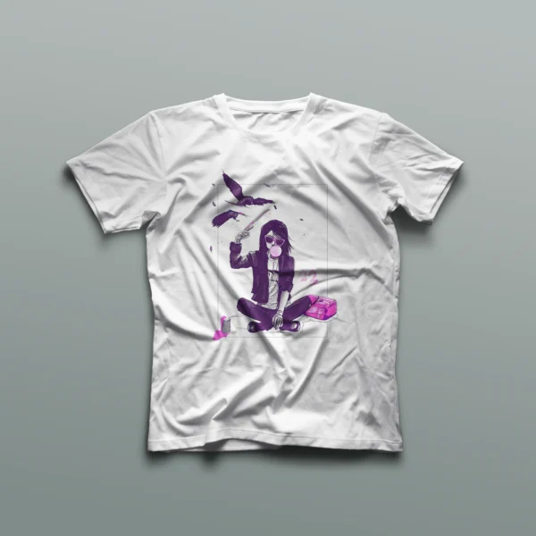 Camiseta Chica y Paloma - Imagen 2