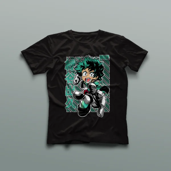 Camiseta Deku ataque