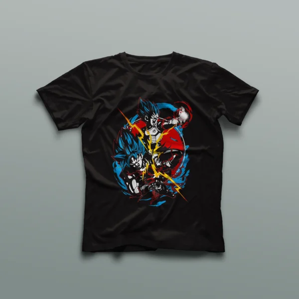 Camiseta Goku y Vegeta Ultra instinto