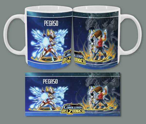 Tazas Caballeros del Zodiaco