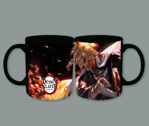 Taza de Kyojuro Rengoku en pleno ataque - Imagen 2