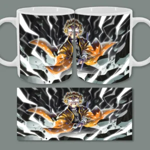 Taza Demon Slayer Zenitsu Ataques
