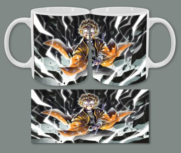 Taza Demon Slayer Zenitsu Ataques