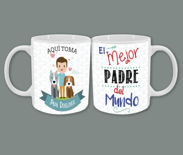 Tazas Petlover Día del padre - Imagen 2