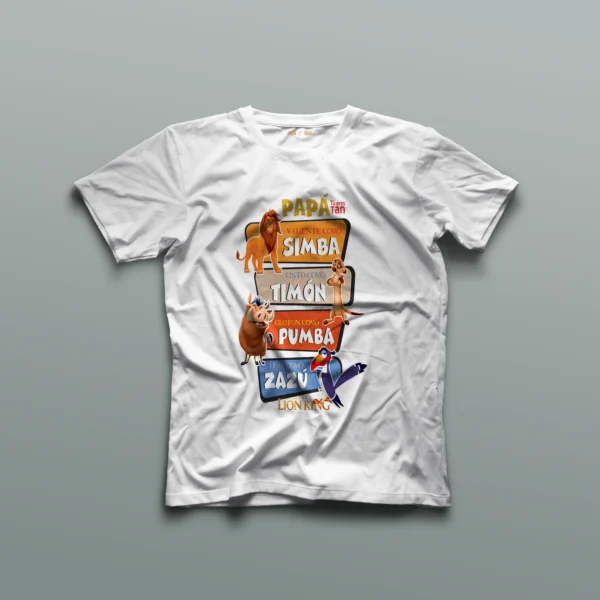 Camiseta Día del padre Rey León - Imagen 2
