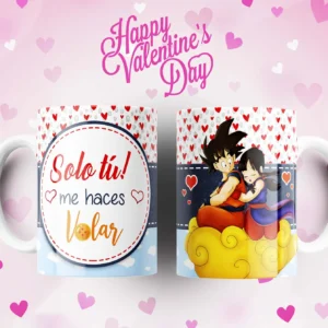 Tazas de Dragon Ball para San Valentín